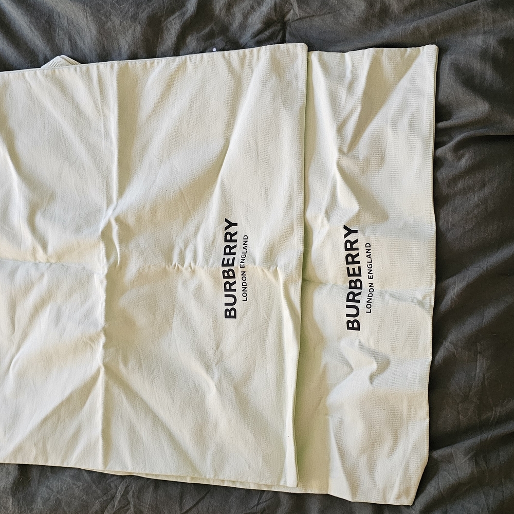 Burberry Cream Dust Bags